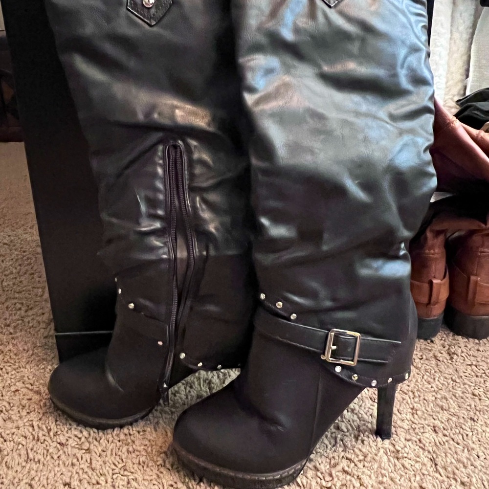 Knee high boots